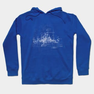 Castle Blueprint Hoodie